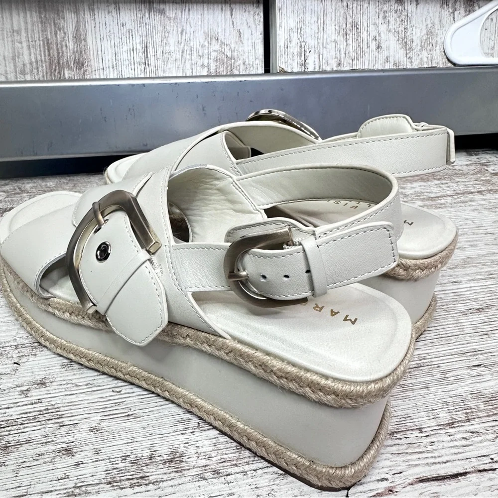 Marc Fisher LTD Women's Renda Espadrille Platform Sandals Sz 8M